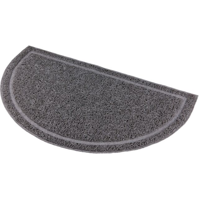 Trixie Kilimėlis prie tualeto, pusiau apvalus, PVC, 59x35 cm, antracito