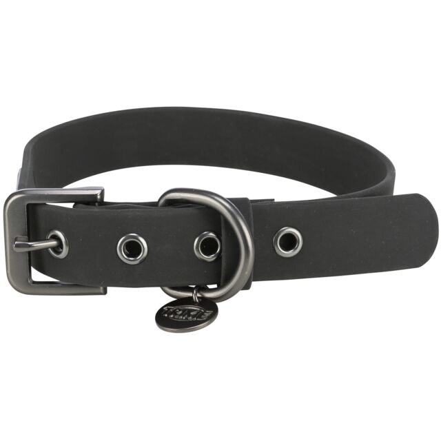 Trixie CityStyle antkaklis, PVC, S-M: 30-37 cm/20 mm, juodas