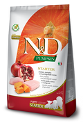 F38890 FARMINA N&D PUMPKIN - DOG Dry Chicken&Pomegranate STARTER PUPPY ALL BR 2,5 kg (pak.4)