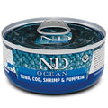 FARMINA N&D OCEAN - CAT Wet Tuna Cod Shrimp&Pumpkin ADULT 70 g