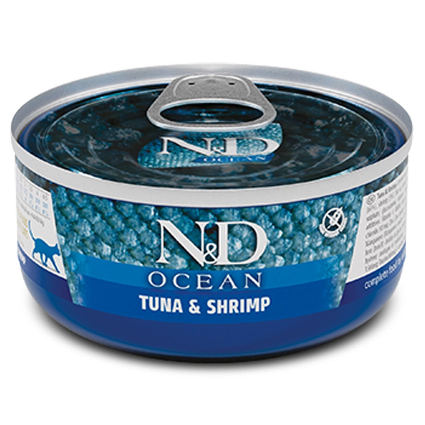 FARMINA N&D OCEAN - CAT Wet Tuna&Shrimp ADULT 70 g