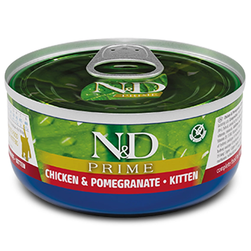 FARMINA N&D PRIME - CAT Wet Chicken&Pomegranate KITTEN 70 g