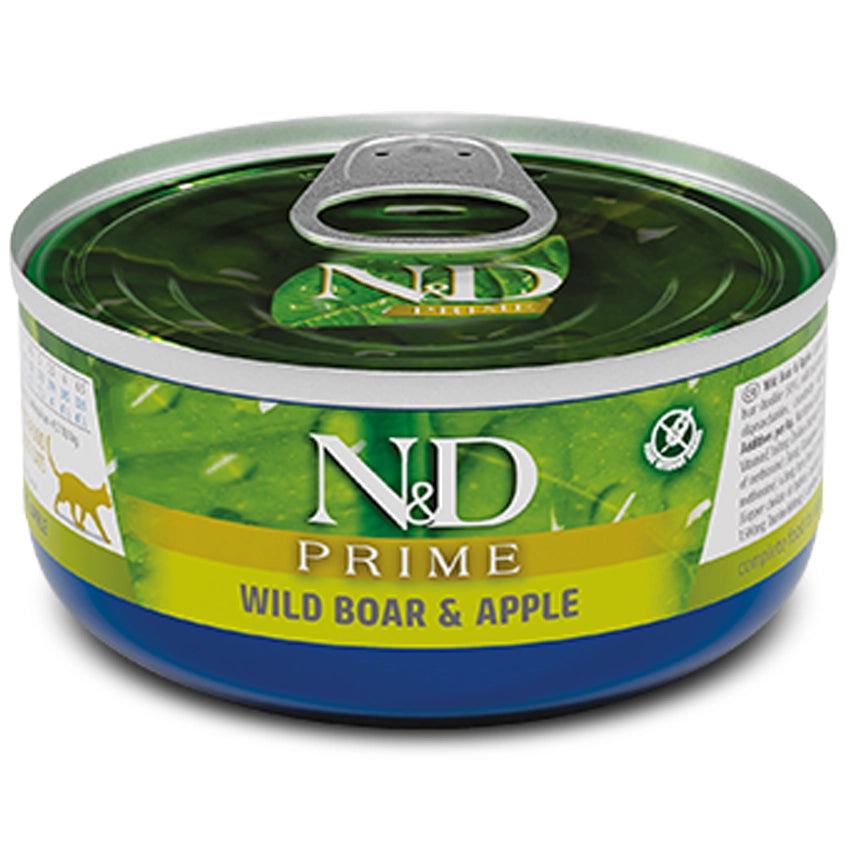 FARMINA N&D PRIME - CAT Wet Wild Boar&Apple ADULT 70 g