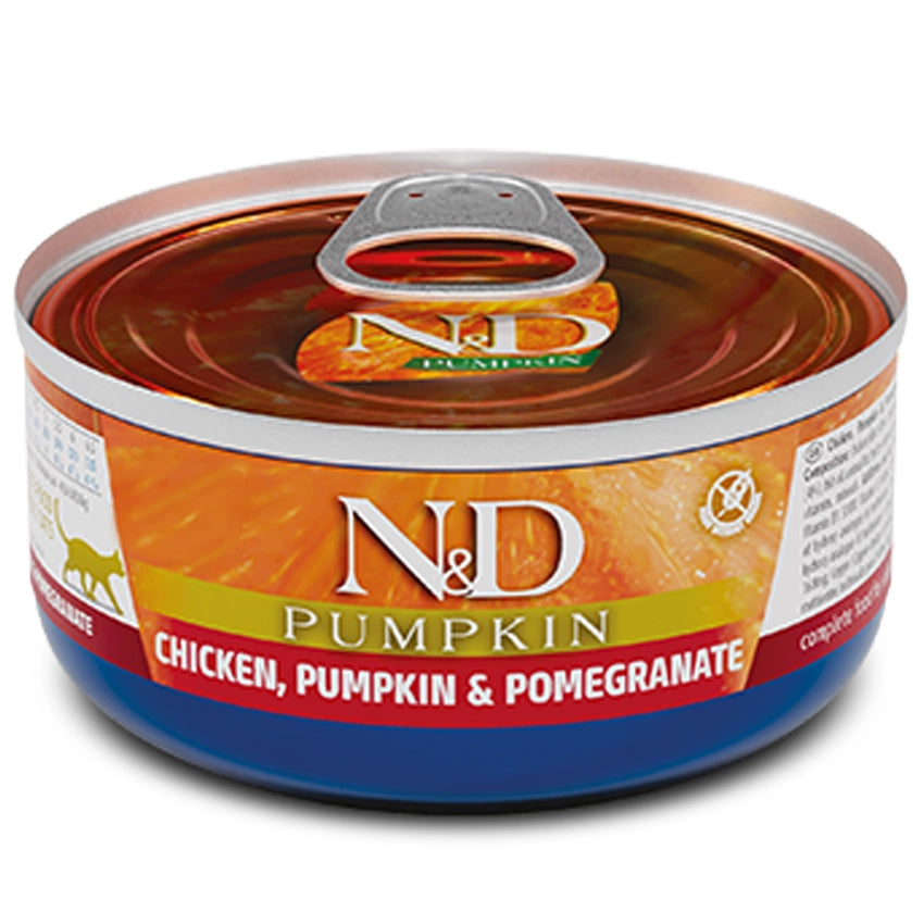 FARMINA N&D PUMPKIN - CAT Wet Chicken Pumpkin&Pomegranate ADULT 70 g
