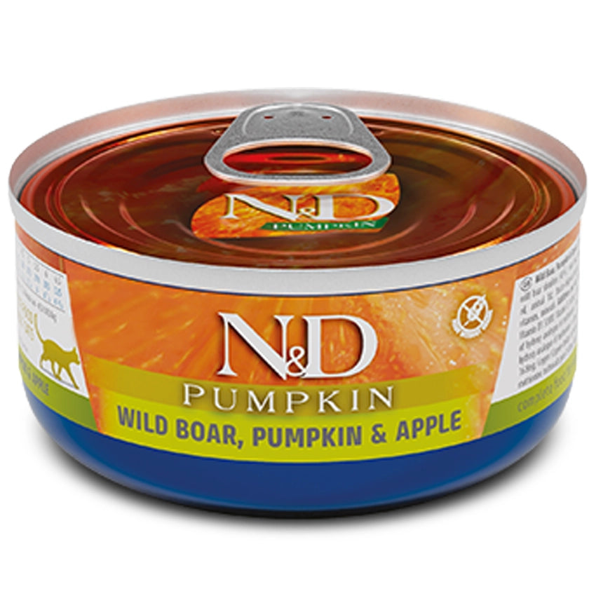 FARMINA N&D PUMPKIN - CAT Wet Wild Boar Pumpkin&Apple ADULT 70 g