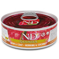 FARMINA N&D QUINOA - CAT Wet Herring&Coconut ADULT 80 g