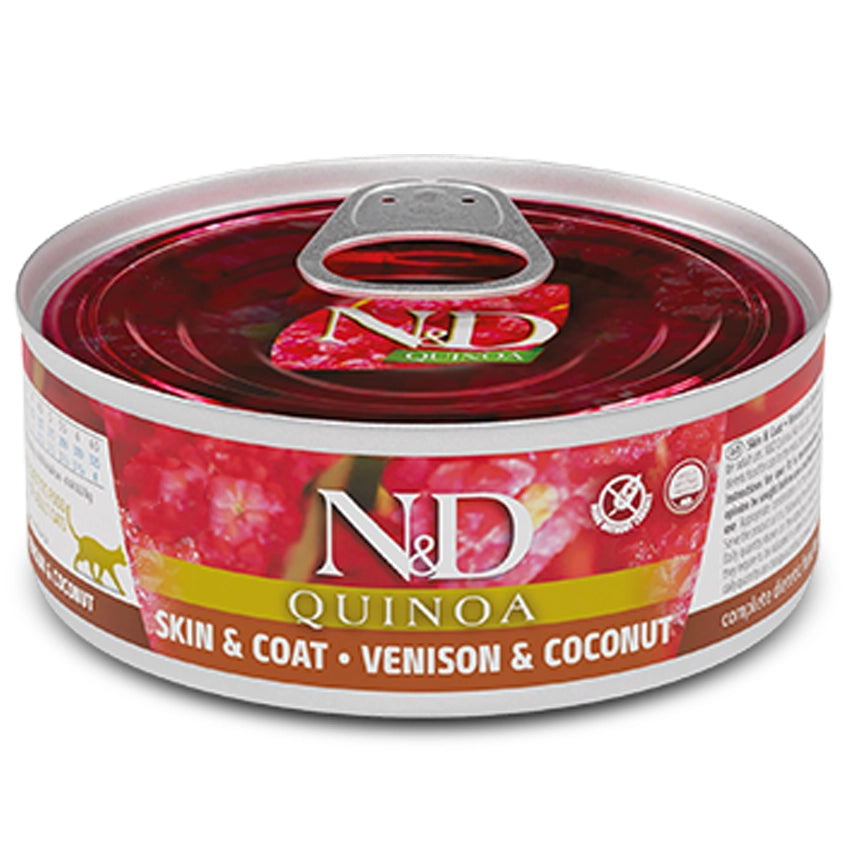 FARMINA N&D QUINOA - CAT Wet Venison&Coconut ADULT 80 g