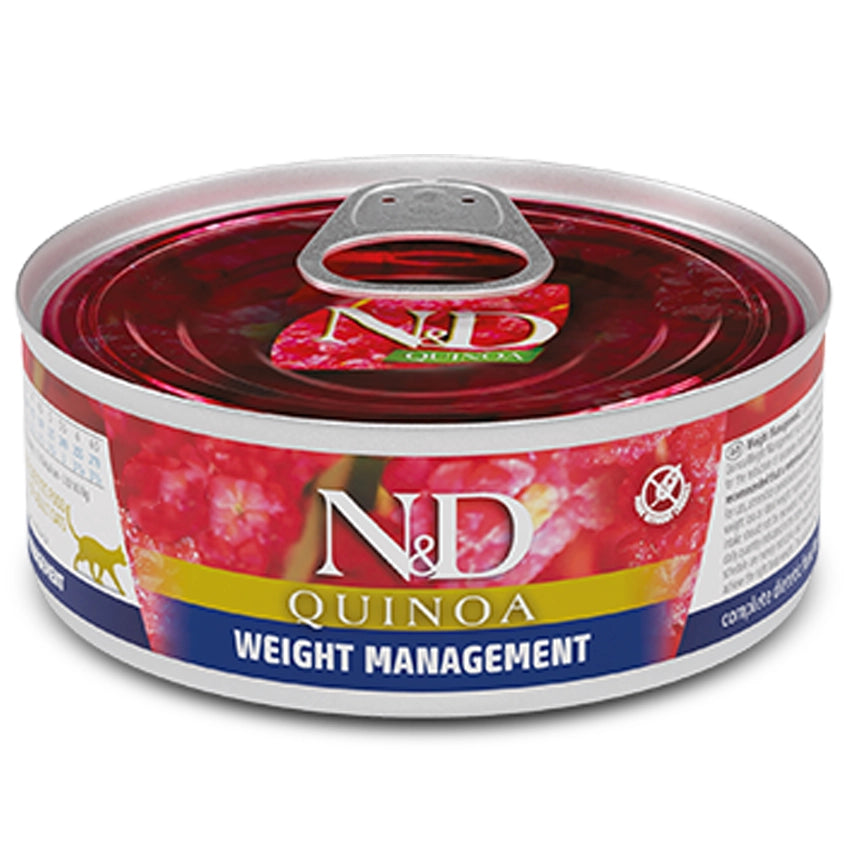 FARMINA N&D QUINOA - CAT Wet WEIGHT MANAGEMENT ADULT 80 g