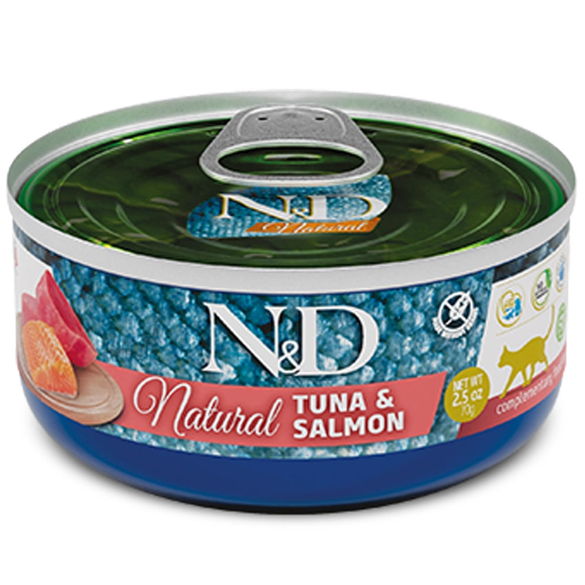 FARMINA N&D NATURAL - CAT Wet Tuna&Salmon ADULT 70 g