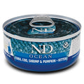 FARMINA N&D OCEAN - CAT Wet Tuna Cod Shrimp&Pumpkin KITTEN 70 g